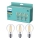 SETTI 3x LED-polttimo VINTAGE Philips A60 E27/7W/230V 2700K