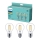 SETTI 3x LED Polttimo VINTAGE Philips E27/4,3W/230V 2700K