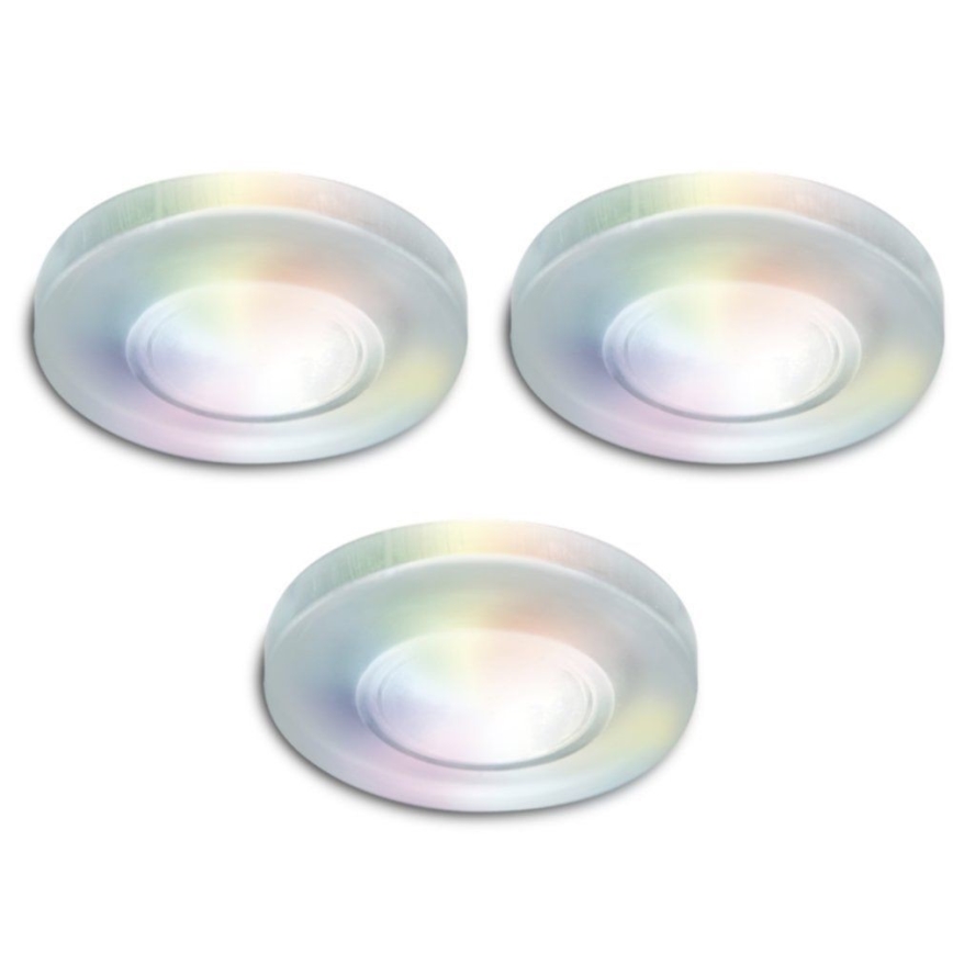 SETTI 3x LED RGB Himmennettävä kylpyhuoneen kattovalaisin ARGON LED/7,3W/230V IP44 + kauko-ohjaus