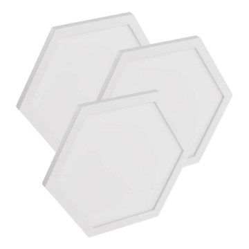 SETTI 3x LED RGBIC+CCT Himmennyspaneeli - jatko 3xLED/1,8W/230V Wi-Fi Tuya