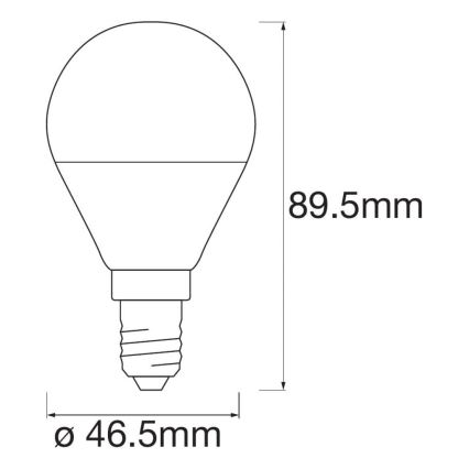 SETTI 3x LED RGBW Himmennettävä lamppu SMART+ E14/5W/230V 2700K-6500K Wi-Fi - Ledvance