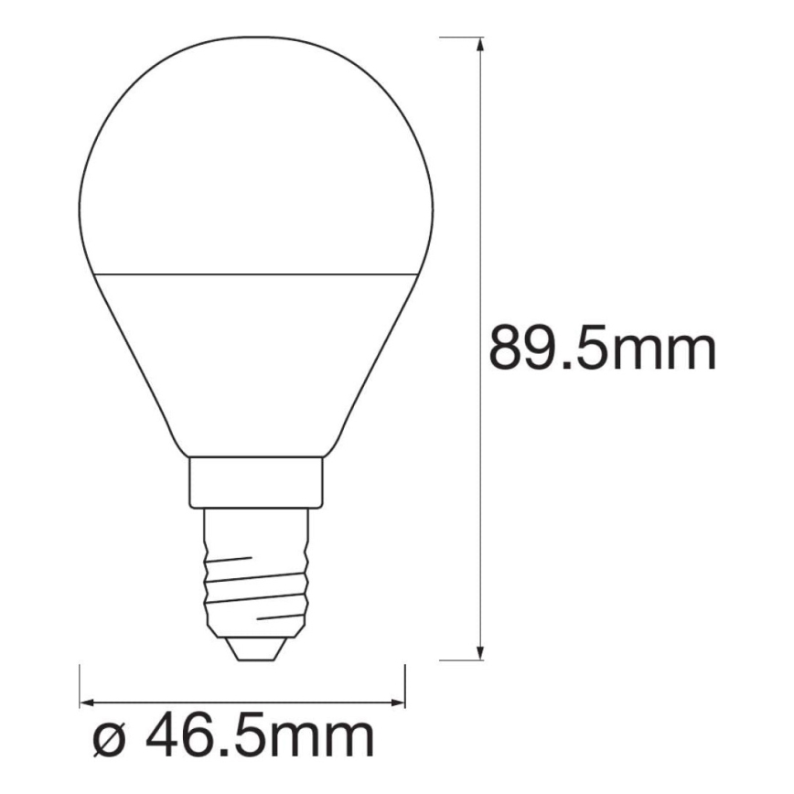 SETTI 3x LED RGBW Himmennettävä lamppu SMART+ E14/5W/230V 2700K-6500K Wi-Fi - Ledvance