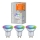 SETTI 3x LED RGBW Himmennettävä lamppu SMART+ GU10/4,9W/230V 2700K-6500K Wi-Fi - Ledvance