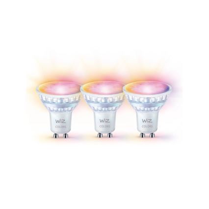 SETTI 3x LED RGBW Himmennettävä polttimo PAR16 GU10/4,7W/230V 2200-6500K Wi-Fi - WiZ