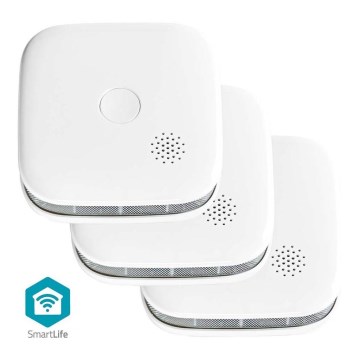 SETTI 3x Palovaroitin SmartLife 3V/1xCR123A Wi-Fi Tuya