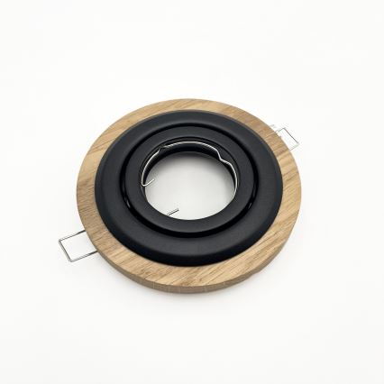 SETTI 3x Upotettu valo TOBBY 1xG9/20W/230V halkaisija 11,5 cm tammi/musta