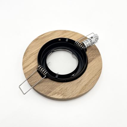SETTI 3x Upotettu valo TOBBY 1xG9/20W/230V halkaisija 11,5 cm tammi/musta