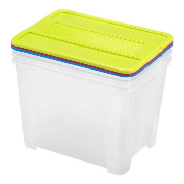 SETTI 3x Varastolaatikko TEX BOX 21 l