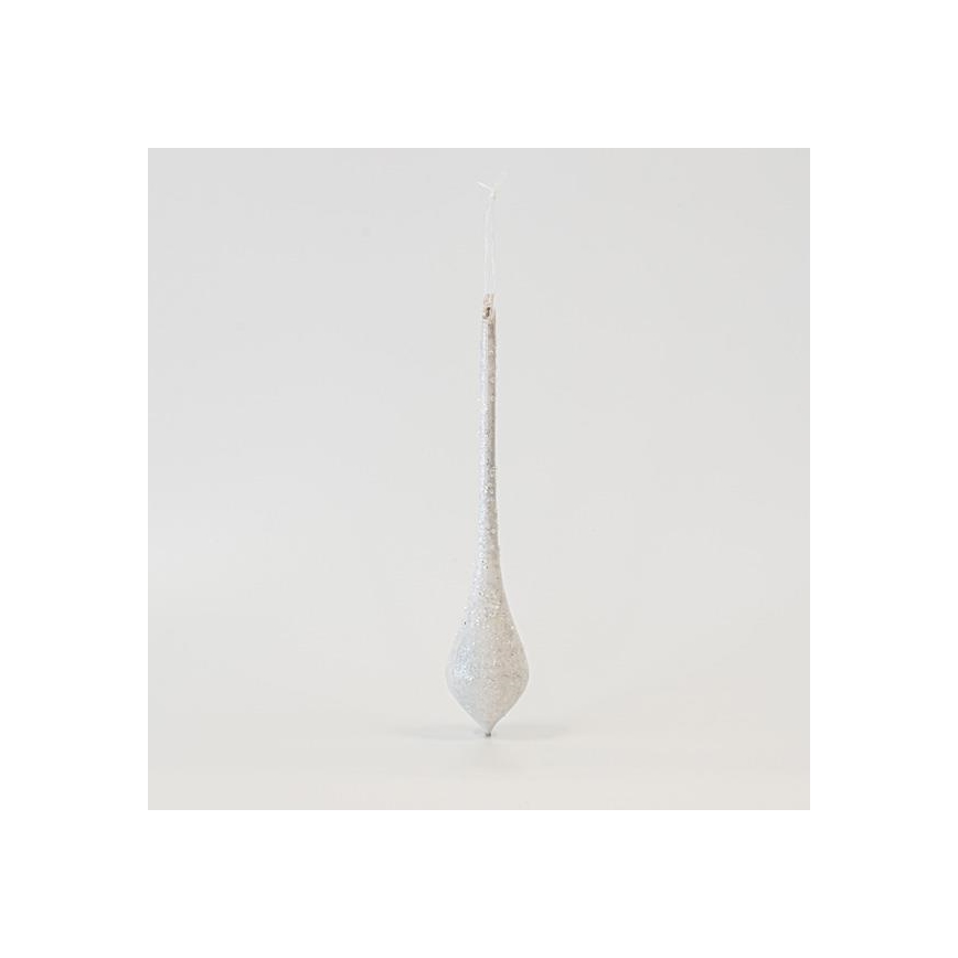 SETTI 4x Joulukuusenkoriste 30 cm valkoinen