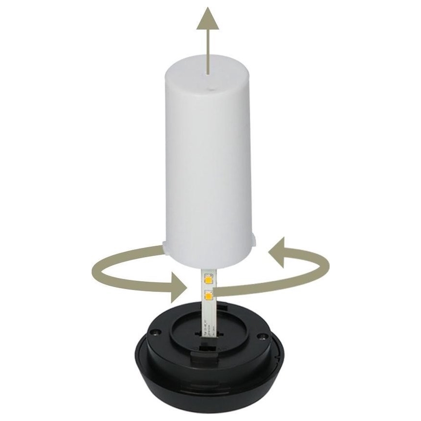 SETTI 4x LED-aurinkolamppu 4xLED/3,6V 1xAAA IP44 100 mAh