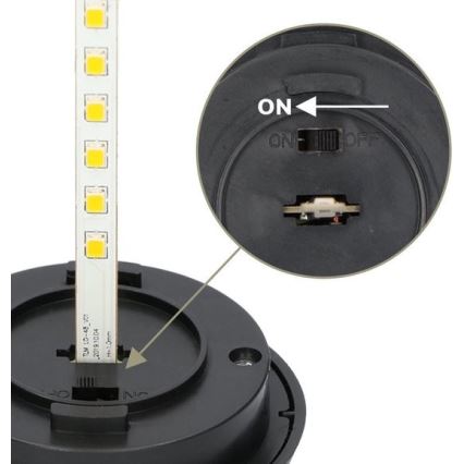SETTI 4x LED-aurinkolamppu 4xLED/3,6V 1xAAA IP44 100 mAh