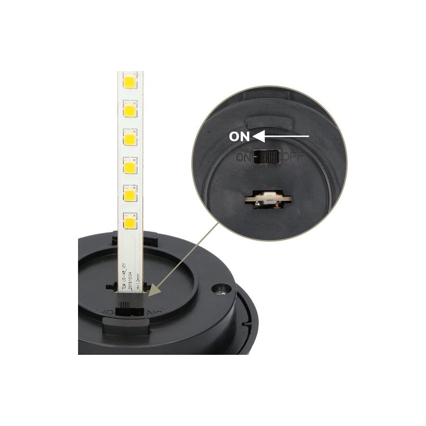 SETTI 4x LED-aurinkolamppu 4xLED/3,6V 1xAAA IP44 100 mAh