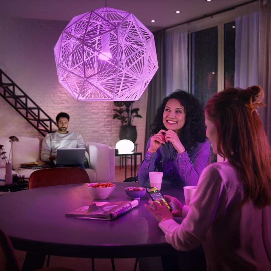 SETTI 4x LED himmennettävä polttimo Philips Hue WACA E27/6,5W/230V 2000-6500K