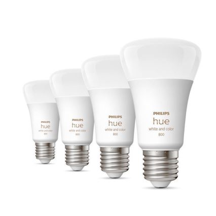 SETTI 4x LED himmennettävä polttimo Philips Hue WACA E27/6,5W/230V 2000-6500K