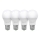 SETTI 4x LED-polttimo ECOLINE A60 E27/10W/230V 4000K - Brilagi