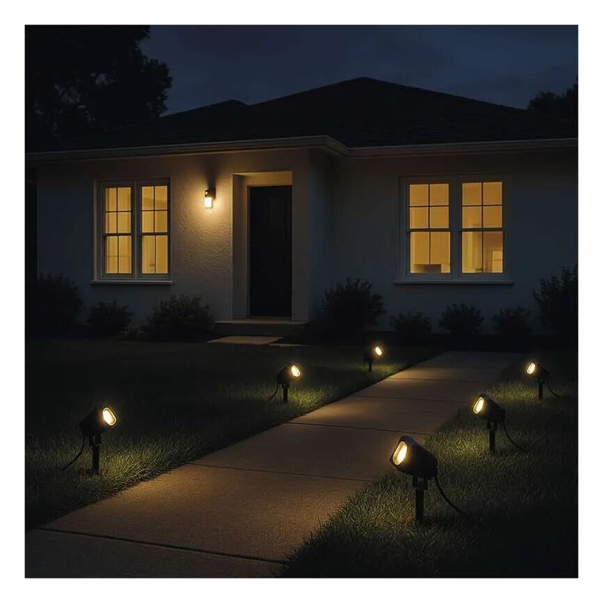 SETTI 4x LED RGBIC Himmennettävä ulko lamppu LED/7W/230V 3000-6500K IP65 Wi-Fi Tuya