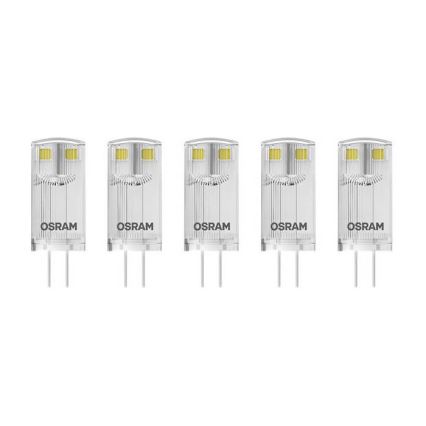 SETTI 5x LED-polttimo PIN G4/0,9W/12V 2700K - Osram