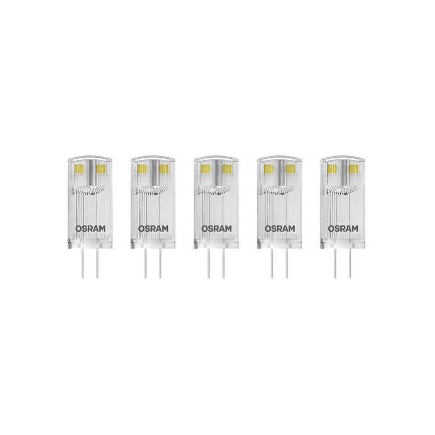 SETTI 5x LED-polttimo PIN G4/0,9W/12V 2700K - Osram