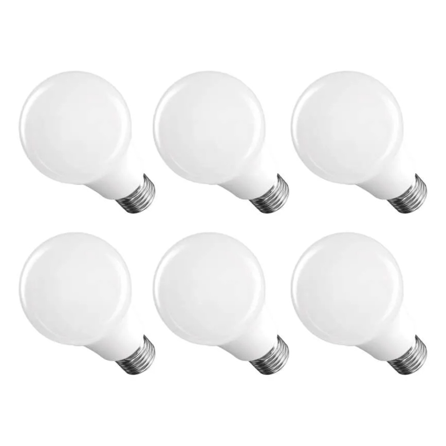 SETTI 6x LED-lamppu A60 E27/8,8W/230V 4000K