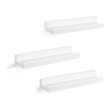 SHELFY 3 kpl seinähyllysetti, valkoinen