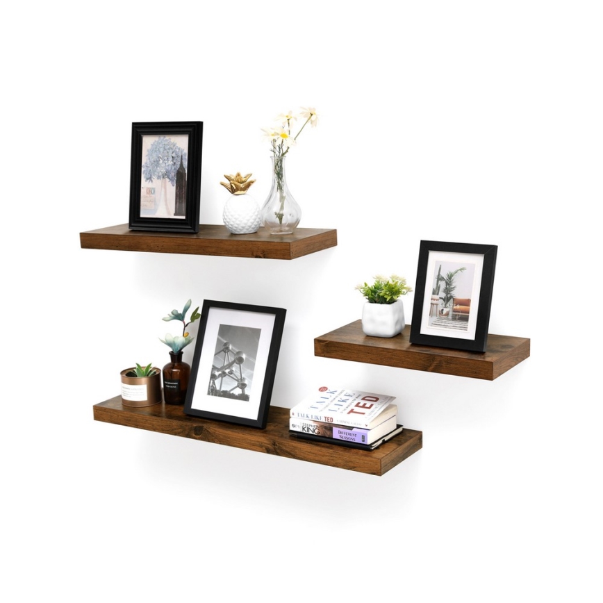 SHELFY-seinähylly, ruskea