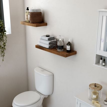 SHELFY-seinähylly, ruskea