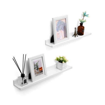 SHELFY-seinähyllysetti, 2 kpl, valkoinen