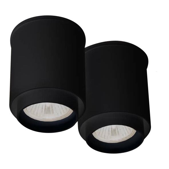 Shilo 1116 - Kattovalaisin IGA 2xGU10/15W/230V musta