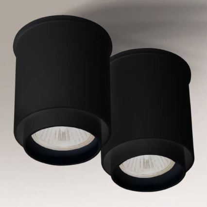Shilo 1116 - Kattovalaisin IGA 2xGU10/15W/230V musta