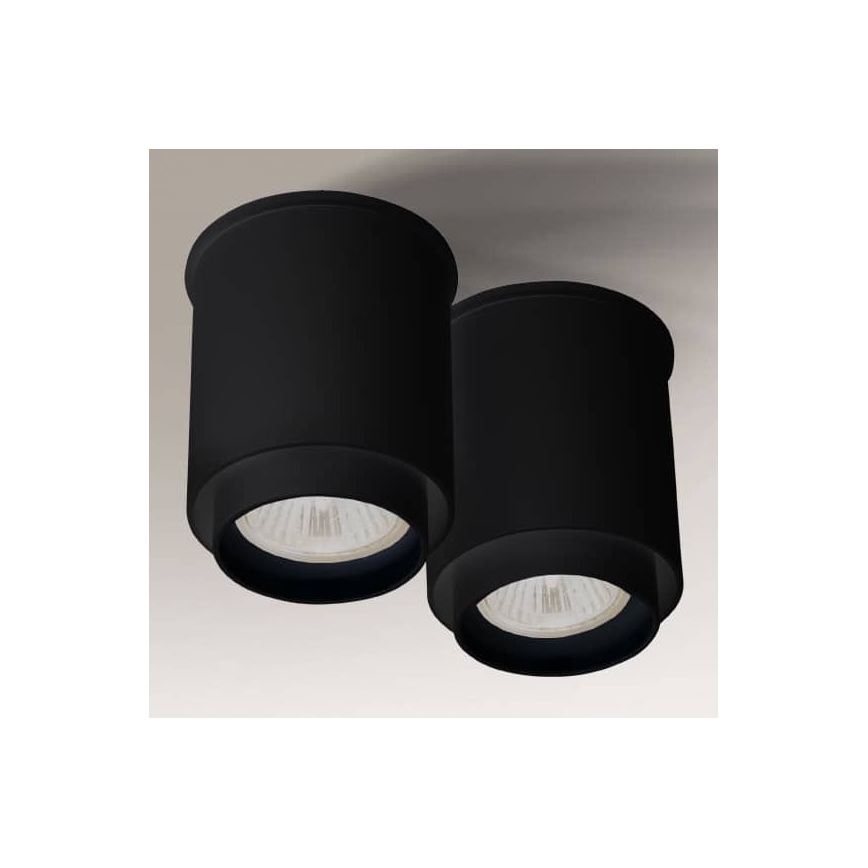 Shilo 1116 - Kattovalaisin IGA 2xGU10/15W/230V musta