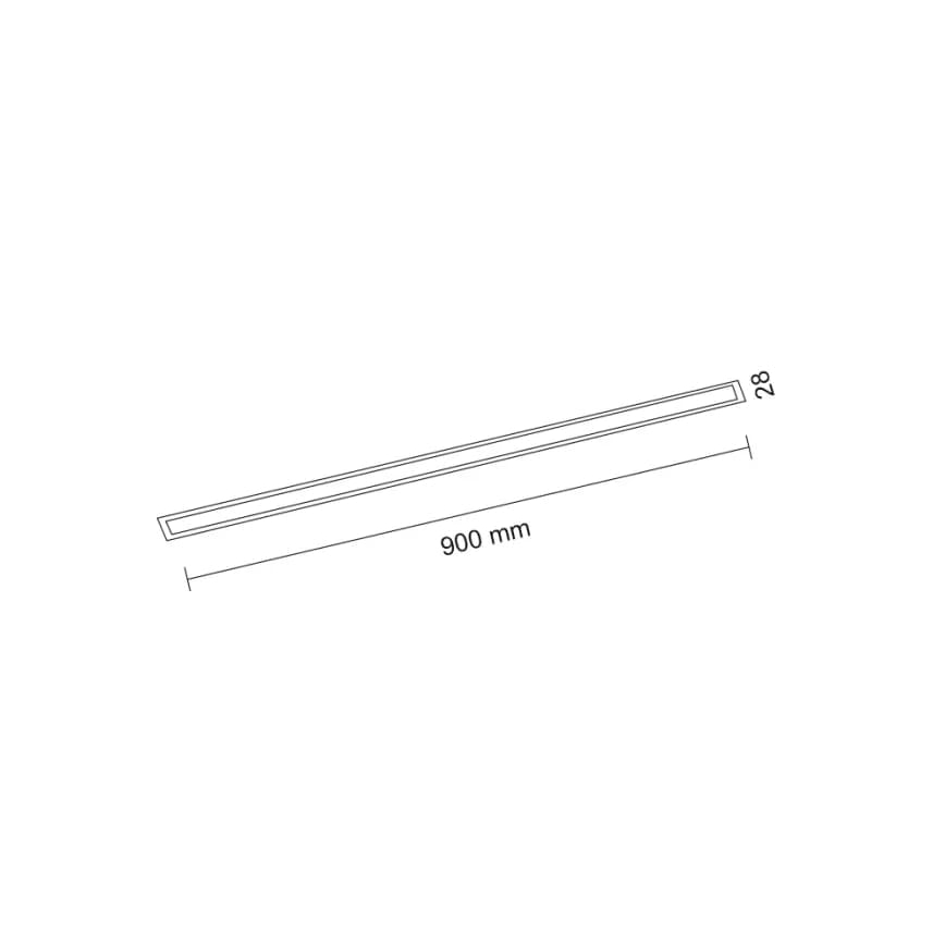 Shilo - LED Upotettava valo LED/32W/230V 3000K CRI 90 musta
