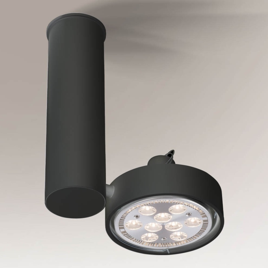 Shilo - Kohdevalo 1xGU10/15W/230V musta