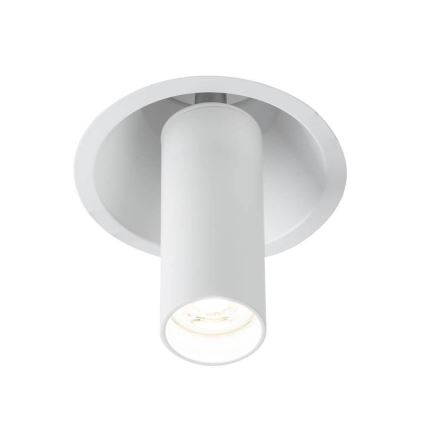 Shilo - Upotettu kohdevalo 1xGU10/MR11/15W/230V halkaisija 11 cm valkoinen
