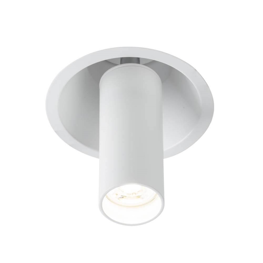 Shilo - Upotettu kohdevalo 1xGU10/MR11/15W/230V halkaisija 11 cm valkoinen