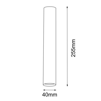 Shilo - Kylpyhuoneen kattovalo 1xGU10-MR11/15W/230V IP44 musta