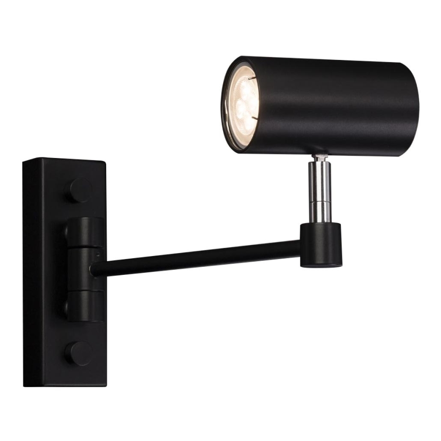 Shilo - Seinälamppu 1xGU10/15W/230V musta