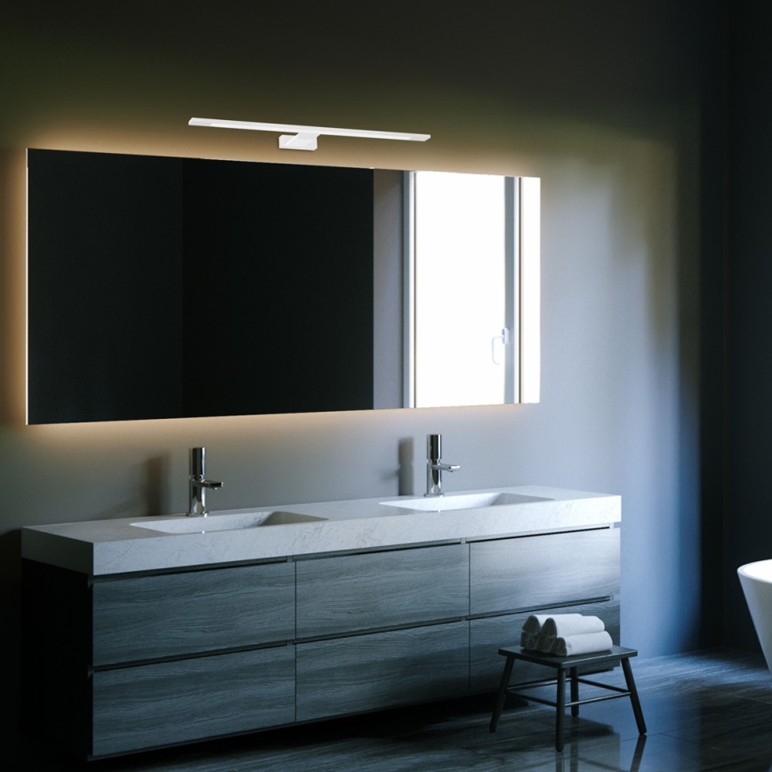 SHINE LED-peilivalaisin kylpyhuoneeseen 12W/230V, 60 cm, IP44, valkoinen