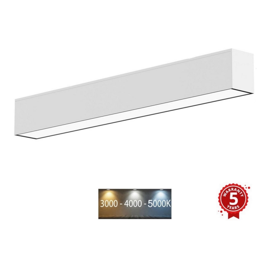 Sinclair - LED-kattovalaisin LSM LED/40W/230V 3000K/4000K/5000K 120 cm hopea