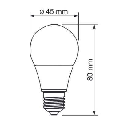 Sinclair - LED-polttimo E14/5W/230V 3000K