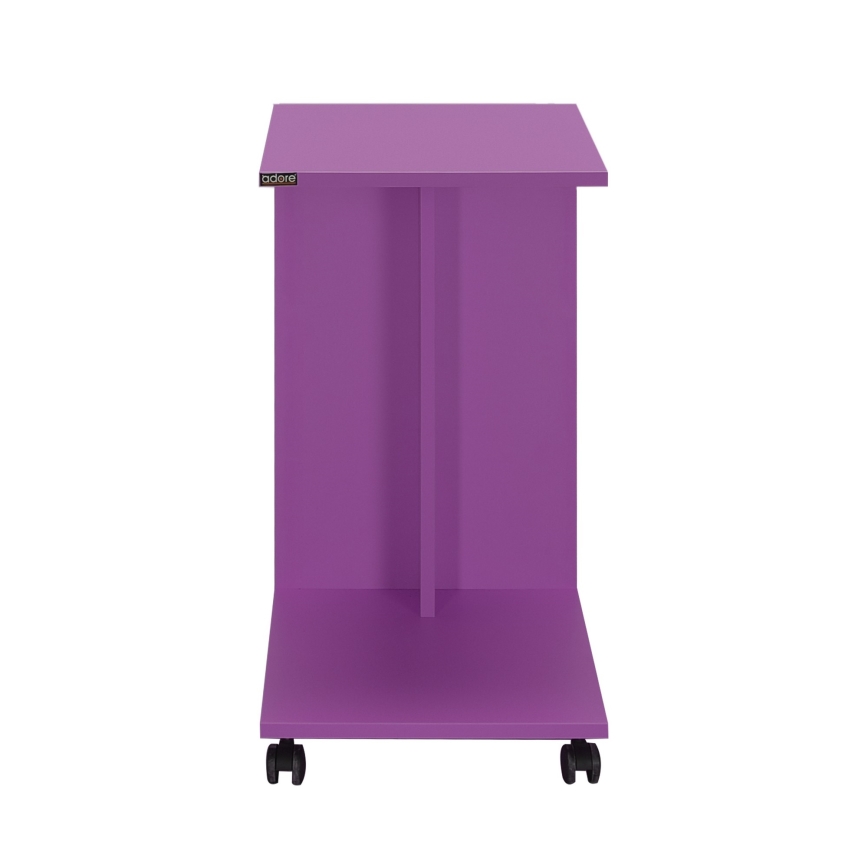 Sivupöytä 65x35 cm violetti