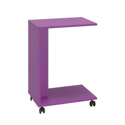 Sivupöytä 65x35 cm violetti