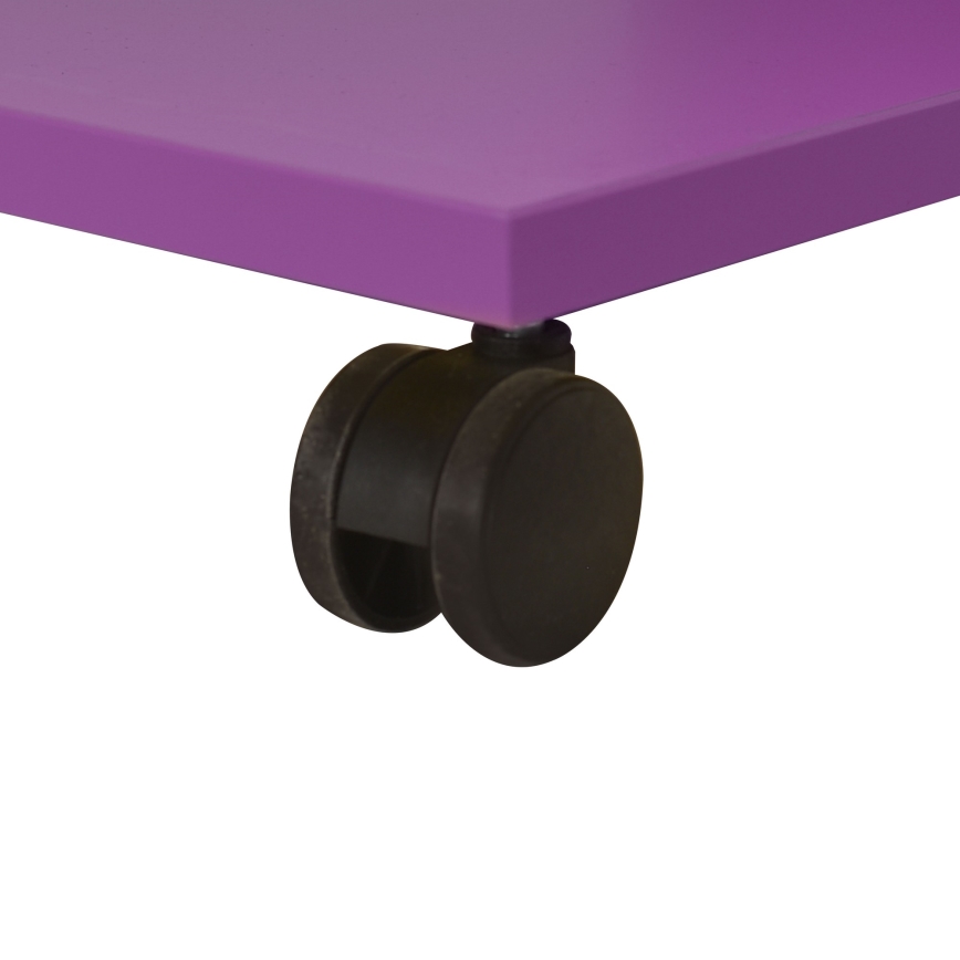 Sivupöytä 65x35 cm violetti