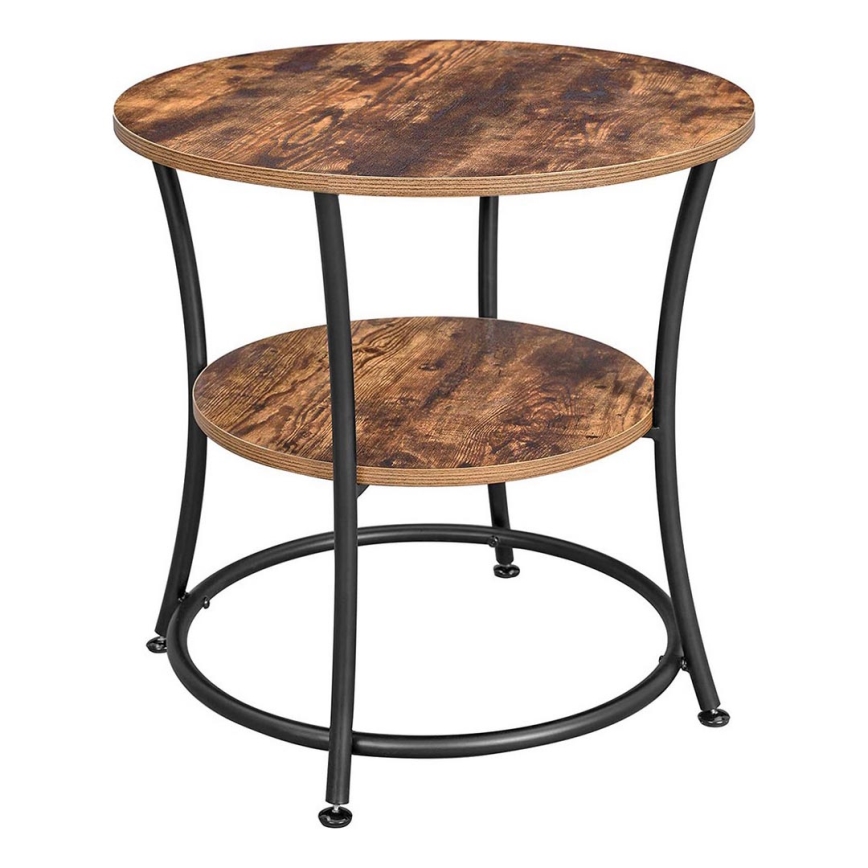 Sivupöytä ELDUR ruskea/musta