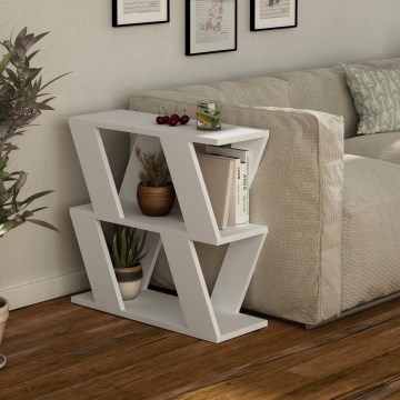 Sivupöytä LAZENA 57x60 cm valkoinen