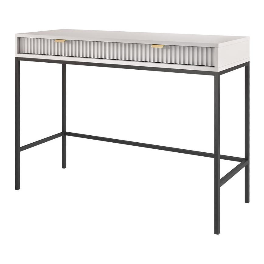 Sivupöytä NOVA 77x104 cm harmaa/musta