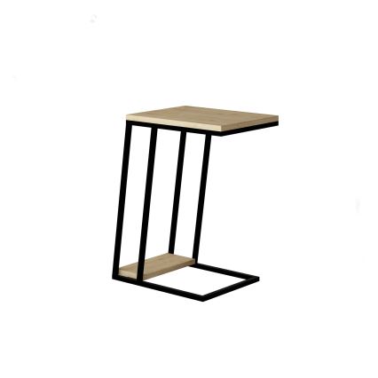 Sivupöytä PAL 57x40 cm beige/musta