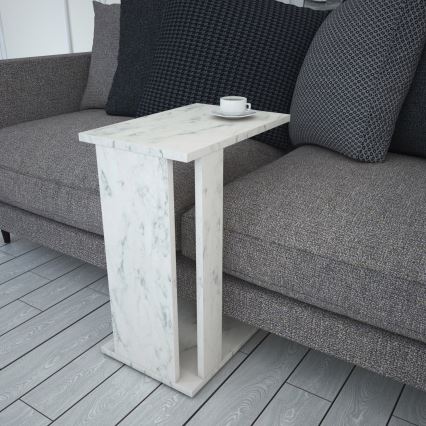Sivupöytä PASIFIC 61x43 cm valkoinen