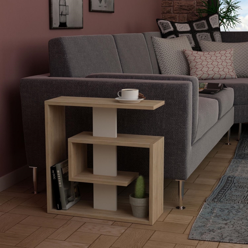 Sivupöytä SALY 57x55 cm beige