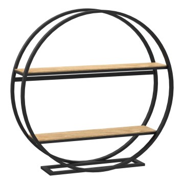 Sivupöytä SHELF halkaisija 62,5 cm tammi