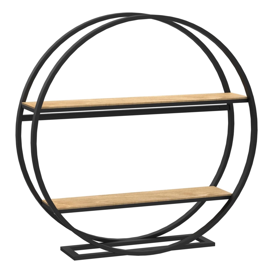 Sivupöytä SHELF halkaisija 62,5 cm tammi